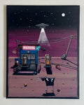 "Bon Voyage Frank" — Original Acrylic Giclée Painting