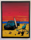 "Just Chillin'" — Original Acrylic Giclée Painting